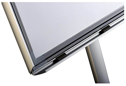 Tableau d'affichage LED A4 Argent au design haut de gamme en aluminium - 6