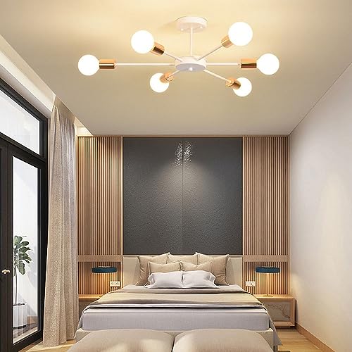 Lámparas de techo modernas blancas HAZARA para salón, cocina y zonas de paso de tu piso