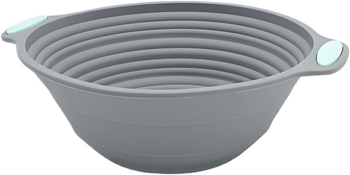 1PC Silicone Foldable Bread Proofing Basket, Sourdough Baking Bowl, Kitchen Accessory(Round)