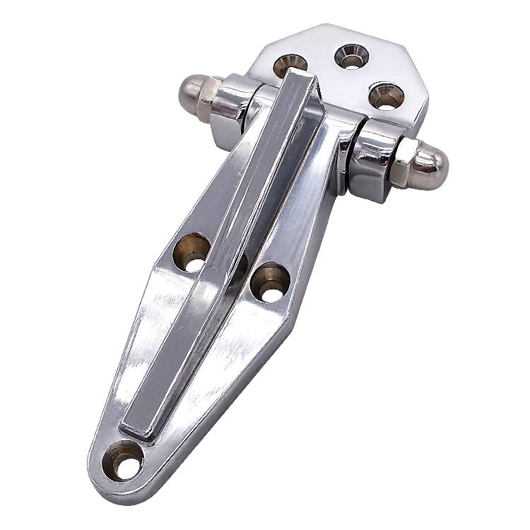 Cerniere per porte resistenti, cerniera piatta in lega di zinco per celle frigorifere e armadi elettrici, design ispessito per applicazioni industriali