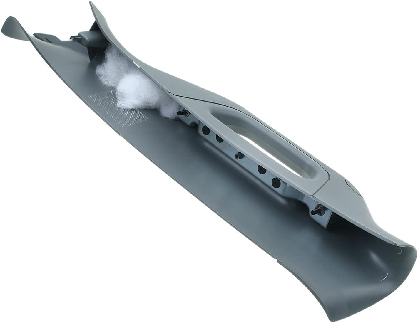 A-Premium A Pillar Interior Trim Handle Compatible with Ford F-250/F-350 Super Duty, F-450 Super Duty, F-550 Super Duty, 2011-2016, Front Right Passenger, Steel Gray, Replace# BC3Z2503598AC