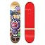 Red Grip Tape / Multi-Color Wheels