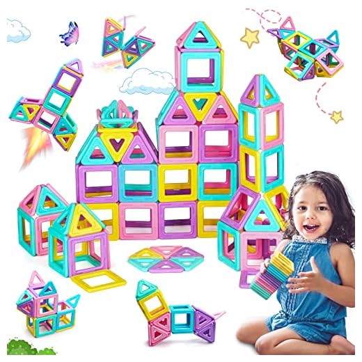 Juego de bloques de construcción magnéticos juguetes Educativos para Niños Mayores de 3 años Cumpleaños Regalos