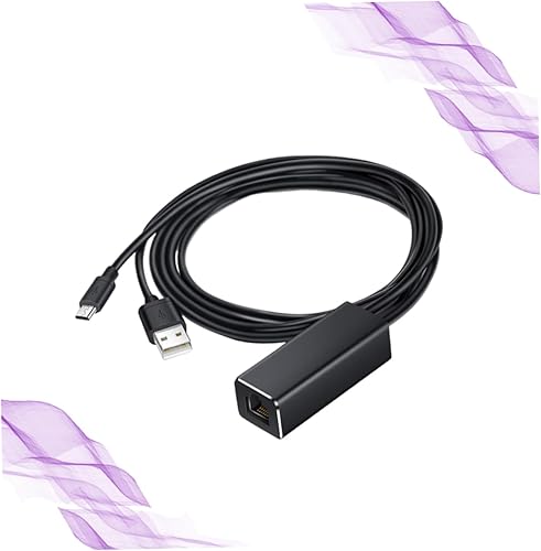 Uni Ethernet Adapter Mbps Network Card Micro USB to Tv Network Fast Connectivity