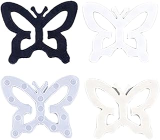 ブラバックル 見えない ブラクリップ 背中 下着 肩紐 滑り止め バックル 蝶々型 女性用 4個入り