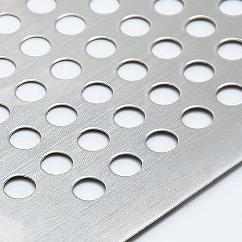 Tôle perforée en acier inoxydable 0.8 mm pour balcon 65x122cm