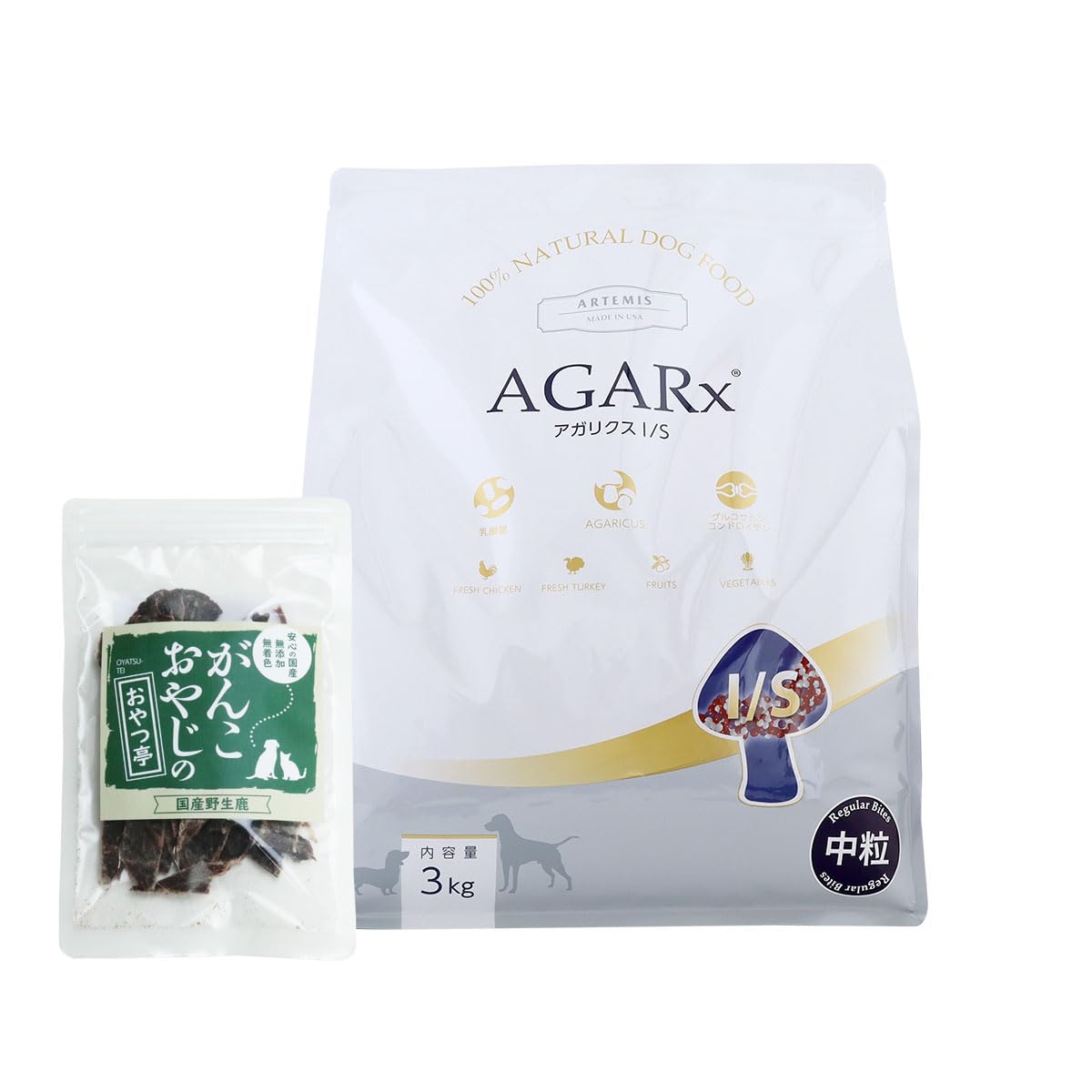Artemis AGARx アガリクス I/S ドッグフード 3kg×2 Amazon.co.jp: アーテミス (Artemis)ドッグフード アガリクスI/S 中粒