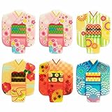 舞扇堂 着物しょこらくっきー 6枚入 5種 詰め合わせ クッキー 洋菓子 スイーツ 和風 チョコ味 京都