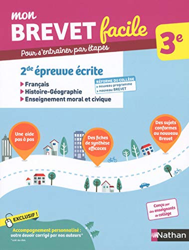 2de épreuve : Français, Histoire-Géographie-Enseignement moral et civique 3e