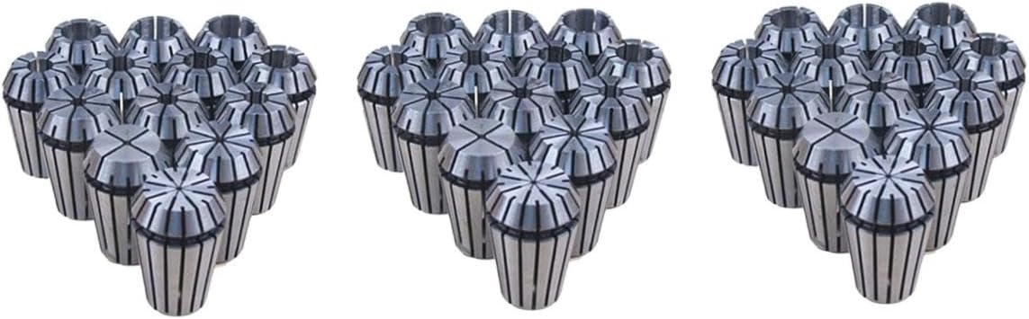 26pcs Spring Collet for Cnc Milling and Lathe Tools Precision Holders Clamping Range for Engraving Machines and Workholding Applications