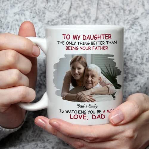 The Only Thing Better Than Being Your Father Is Watching You Be A Dad Family Personalized Custom Mug Fathers Day Gift For Son2