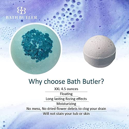 Bath Butler Bath Bombs For Women Gift Box Of 6 Xl Large Bathbombs Natural Sea Salt Shea Butter Moisturizing Adult Bath Balm Gifts Aromatherapy Bubble Bath Bomb Relaxing Gifts For Women #TOP3