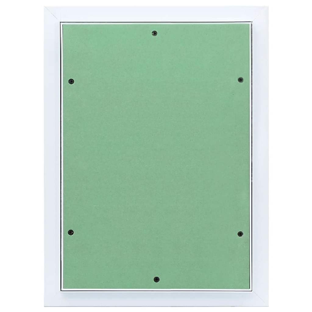 Genérico Panel de Acceso Verde y Plata 35 x 45 cm Aluminio y Pladur,Bricolaje,Materiales de construcción,Trampas,Verde,4018458