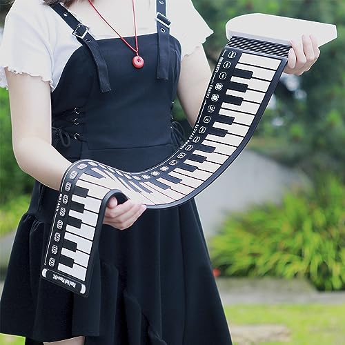 VOCUE – Clavier électronique portable à 49 touches pour piano électronique pliable, clavier en silicone souple, facile à transporter - Les Beatles, Paul McCartney, John Lennon, RIngo Starr, George Harrison VOCUE - Clavier électronique portable à 49 touches pour piano électronique pliable, clavier en silicone souple, facile à transporter – Image 6