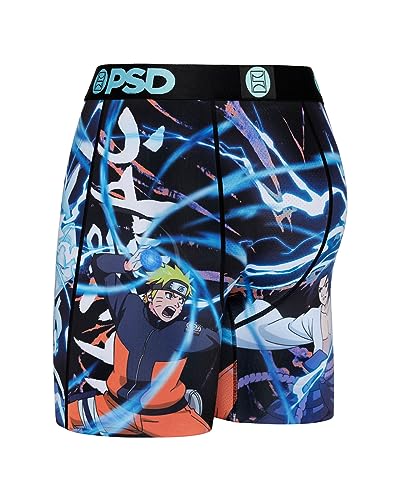 PSD Men's Naruto Duel Boxer Briefs, Multi, S2