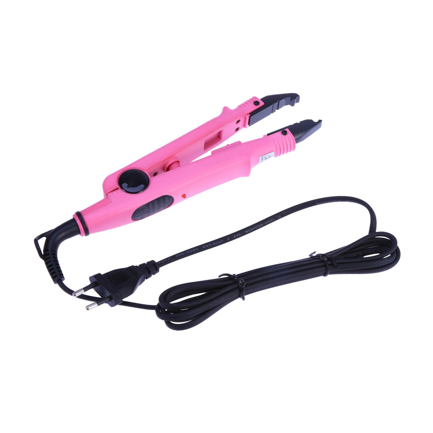 Connecteur Capillaire Rose à Température Constante LED, Fer à Souder pour Extensions de Cheveux, Chauffage Rapide, ABS et Fer, 1 Pièce