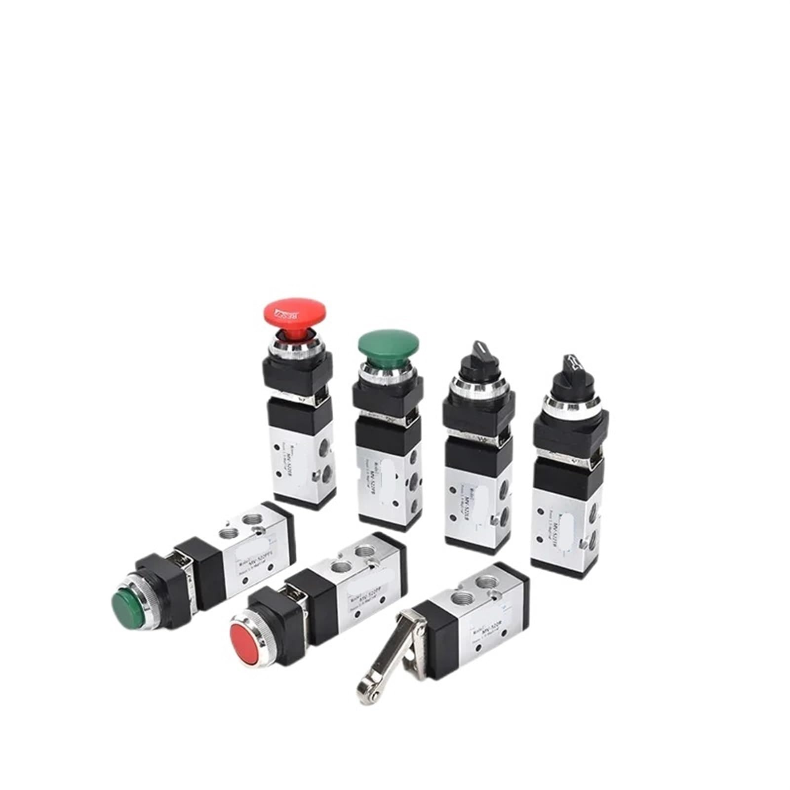 Distributeur pneumatique MV522 vanne mécanique 2 positions droite pour circuit d'air