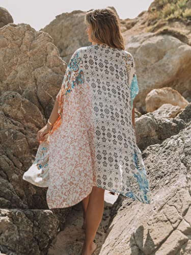 Image of Breezy Lane Kimonos for Women Swimsuit Coverups Beach Cover Up Swimwear Cardigan Summer