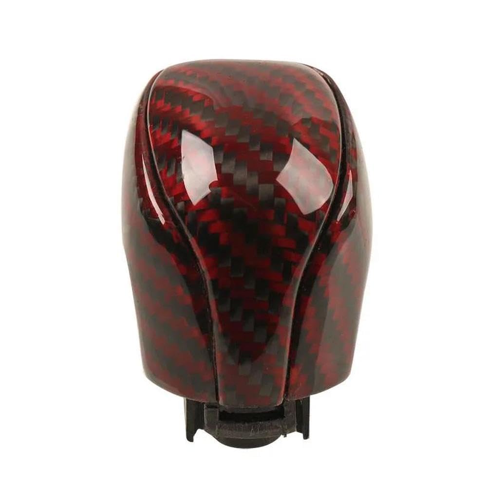 Sxqpocar Red Pure Carbon Fiber Gear Shift Knob For Toyota Reiz Mark X 2010-2017 Gear Ball Shift Lever Head(Red)