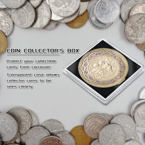 24 Piezas Porta Monedas Dólar Plata Plástico con 5 Gomas Ajustables miniatura 7