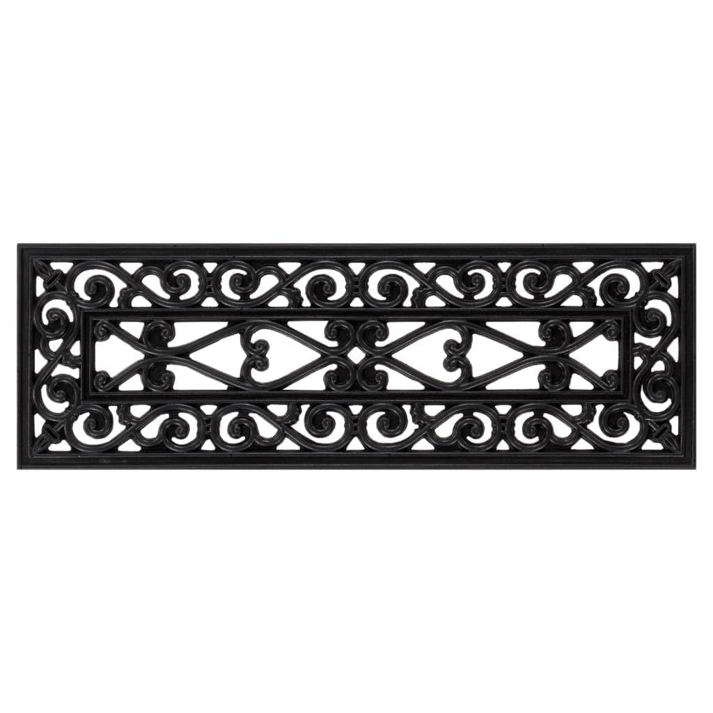 Stufenmatten Treppenmatte 10 Stück 25x75 cm Gummi rutschfest Treppenschutz für Innenbereich Flur Haus Wohnung mit dekorativem Vintage-Design und einfacher Reinigung