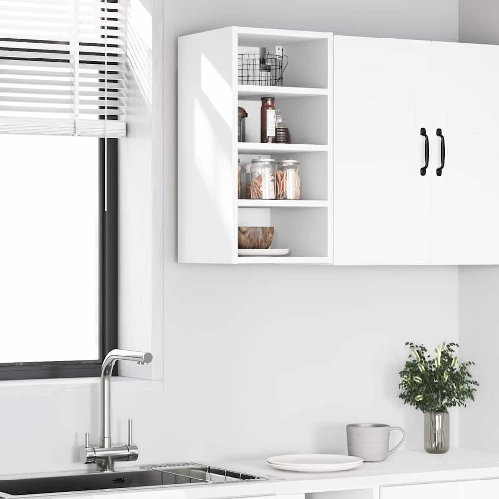 vidaXL Armario Colgante Riga Blanco 30x29,5x60 cm Madera de ingeniería