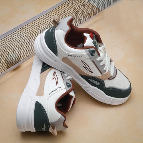 Image of ASIAN Tango-01 Men's Sneakers | Stylish Synthetic Upper, Air-Cooled Cushion Comfort, Durable PVC Sole | Daily Use Shoes for Office & Travel