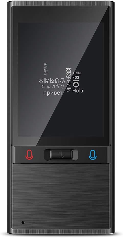 Language Translator Device with Camera Translation Bluetooth Earphones Connection 2.8 Inch Screen Support 106 Languages