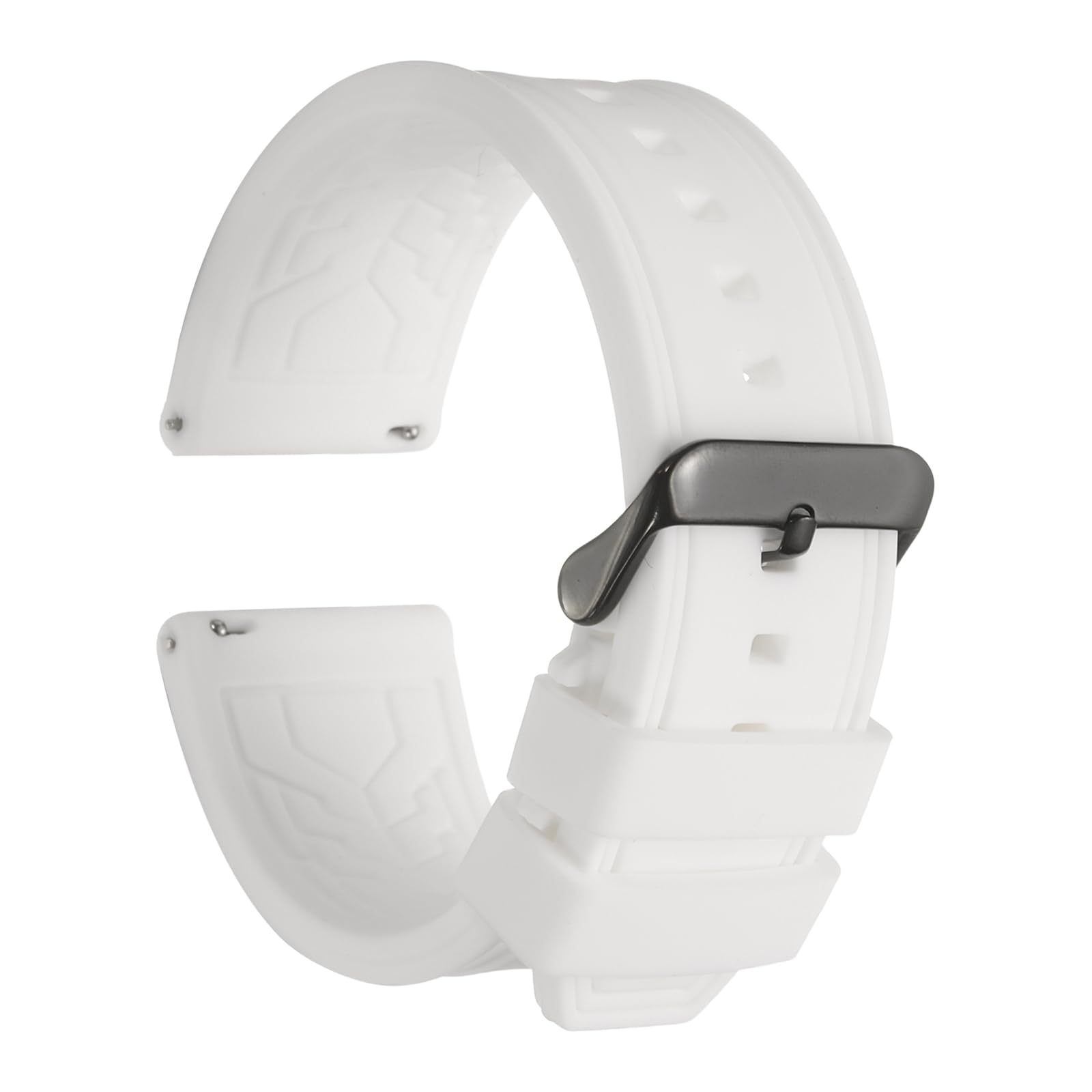 QUARKZMAN Cinturini In Silicone 24mm Larghezza Morbidi