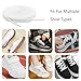 YOLCAR White Flat Shoe Laces, Sturdy Polyester with Anti-Break Tips, Suitable for Sneaker, Hat Strings, Pants Strings, and Bags, 120cm/47inch