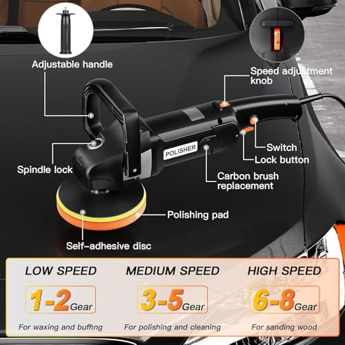 Pulidor velocidad variable 9 pulidor velocidad variable marca Fotgear (3)