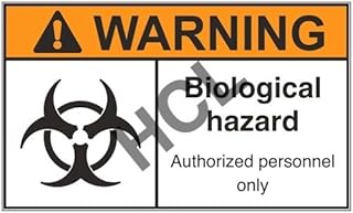 Warning Label - Biological Hazard - 3