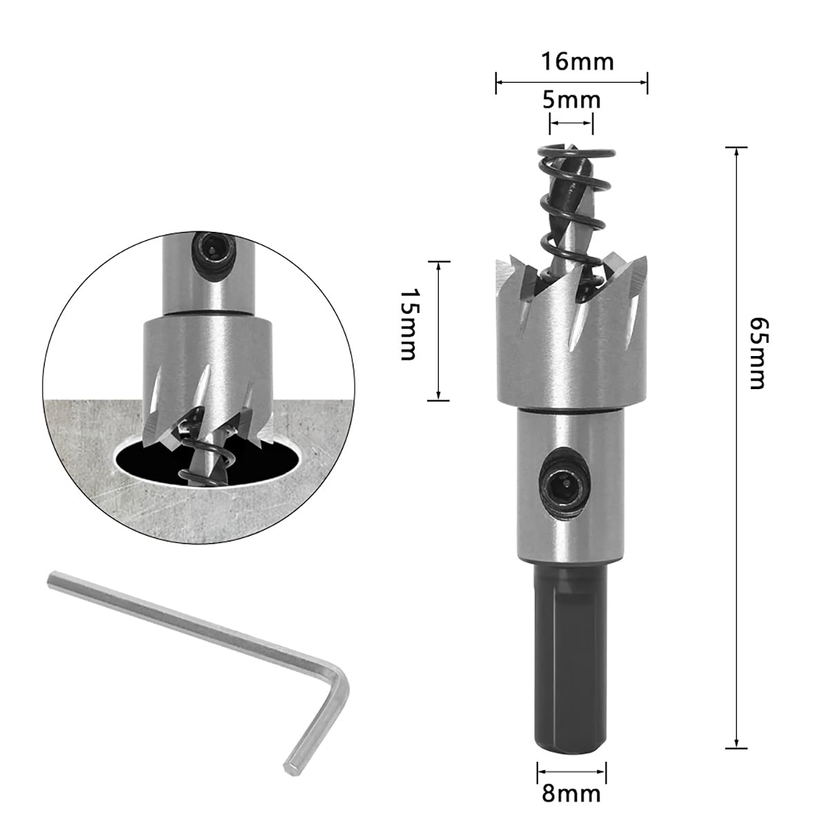 TOPWAY HSS Hole Saw Set 5PCs - Image 5