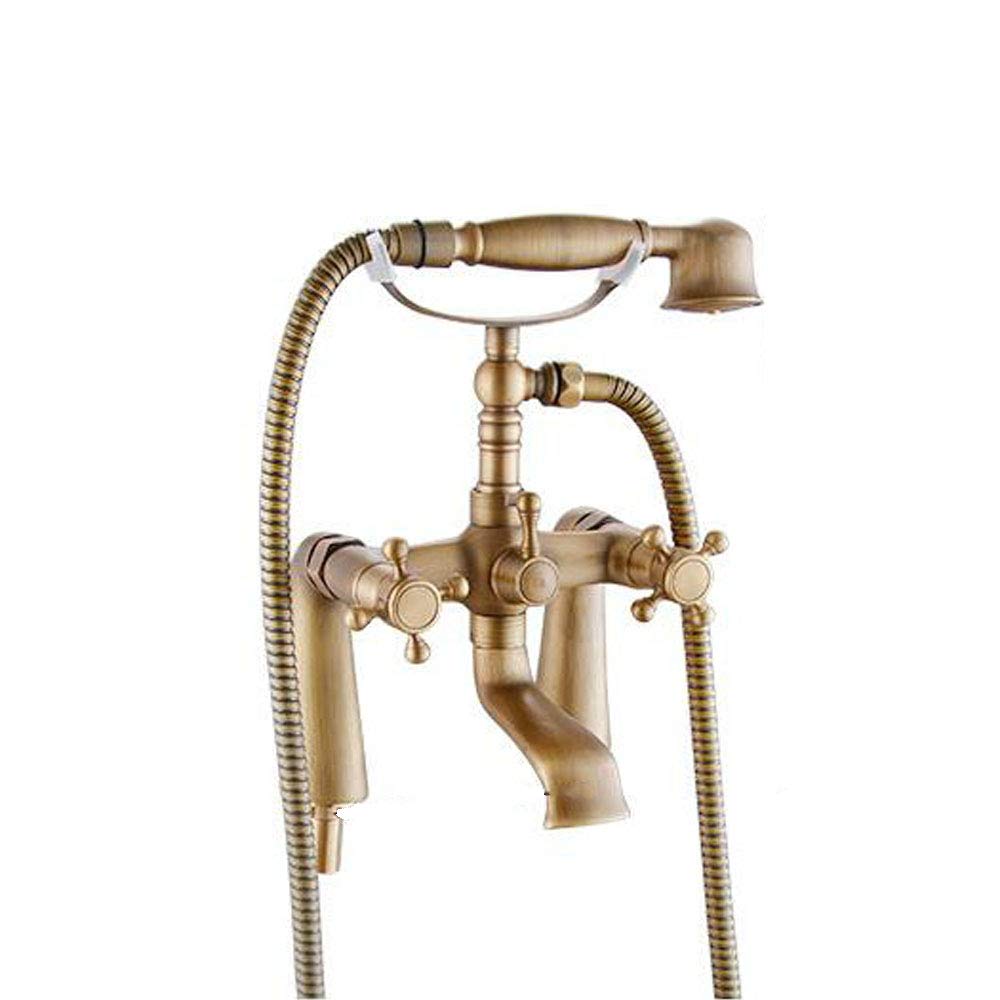 Grifos de bañera de bronce antiguo hechos en latón macizo para baños de diseño premium