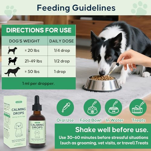 Beruhigende Tropfen für die Fellpflege von Hunden – Melatonin & Baldrianwurzel Formel zur Ruhe während der Fellpflege und Nageltrimmen – auch ideal für Reisen, Tierarztbesuche und Schlafenszeit – 59