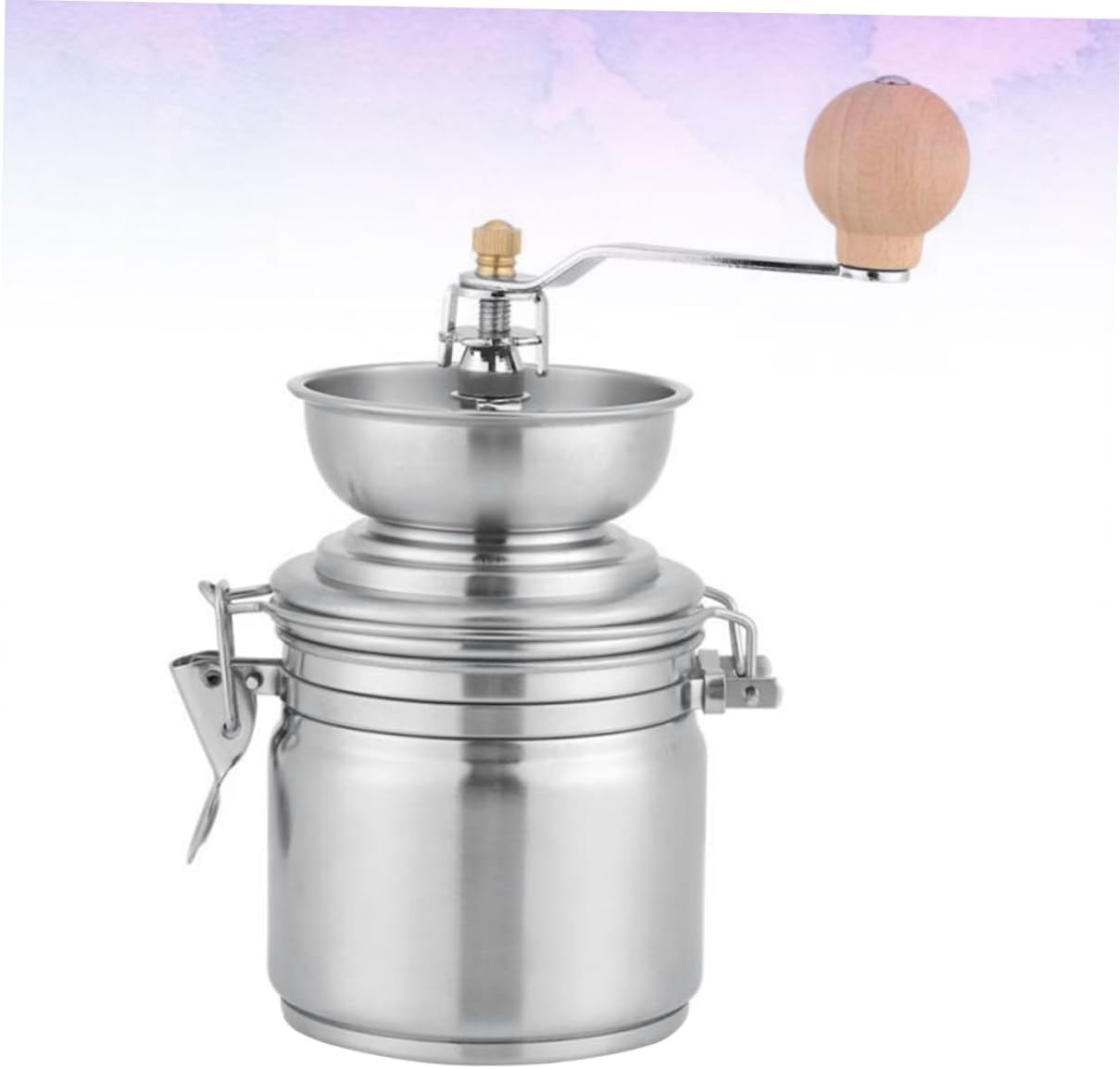 Manual Bean Stainless Steel Burr Coffee Grinder Hand Conical Spice Mills Kitchen Tool