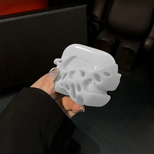 Miniatura 7 de Funda compatible con AirPods Pro 2, funda única de silicona suave 3D para AirPods Pro 21 (20222019) (negro)