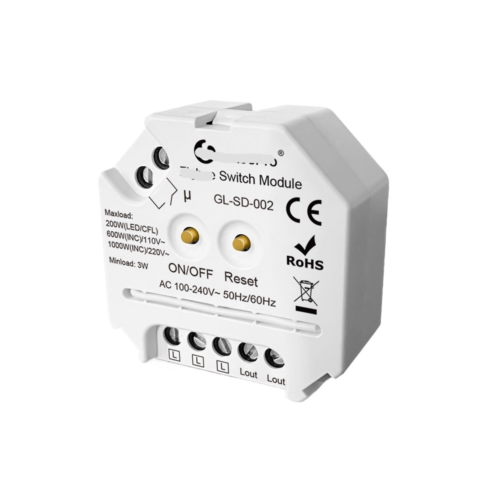 Módulo de interruptor LED inteligente 3.0 con control de iluminación para red AC 100-240V 3