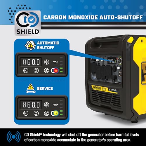 Image of Champion 8500-Watt Remote Start Tri Fuel Portable Inverter Generator