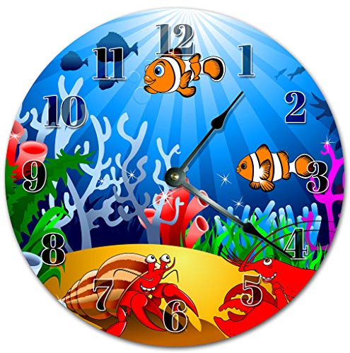 Reloj de Pared Analógico Redondo 10.5 pulgadas