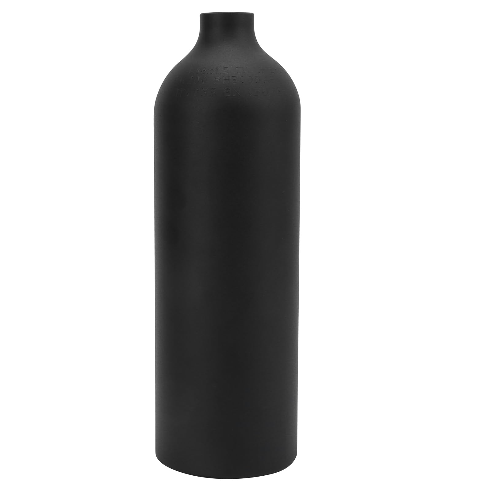 Set Bombola da 1 Litro, Mini Set da Immersione con Valvola di Sfiato e Occhialini da Sub con Cinturino per Immersione per Esplorazione Subacquea (Black)