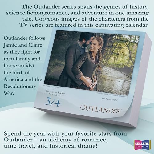 Calendrier journalier Outlander 2026 – vue 3
