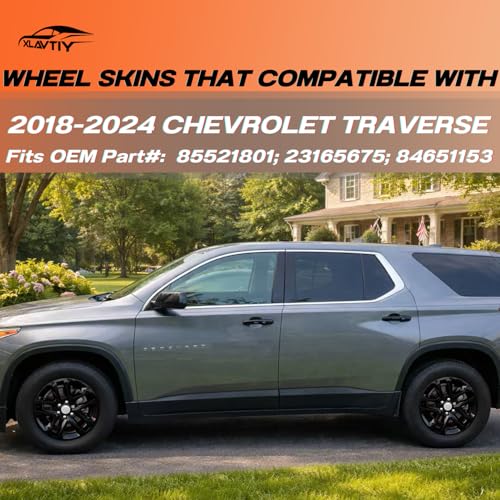 XLAVTIY 18 Inch Wheel Skins for 2018-2023 Chevy Traverse by XLAVTIY - Used condition - Image 2