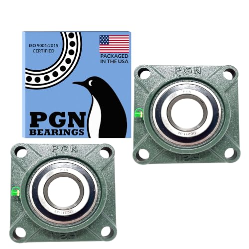PGN UCF211-32 (2 Pack) Square Flange Bearing 2" Bore