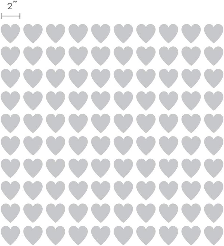 Small Hearts Wall Decal