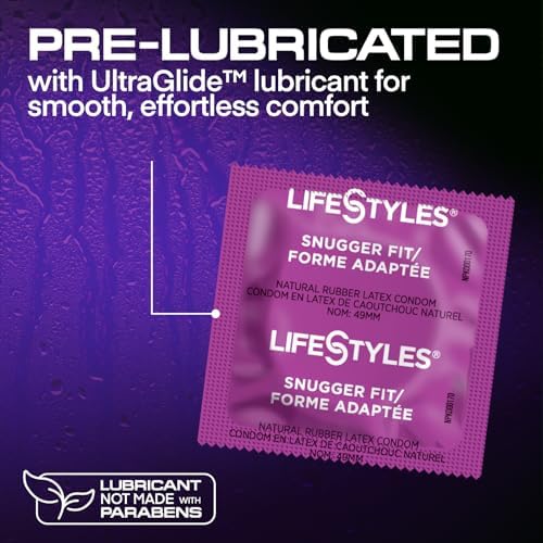 LifeStyles Natural Feeling Condoms - 36 Count - Lubricated Natural Rubber Latex Condoms, Paraben-Free, Packaging May Vary — view 2