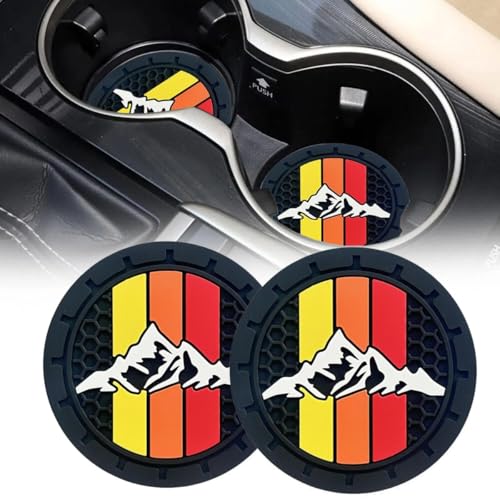Portavasos de silicona para Toyota y camionetas, 2 piezas