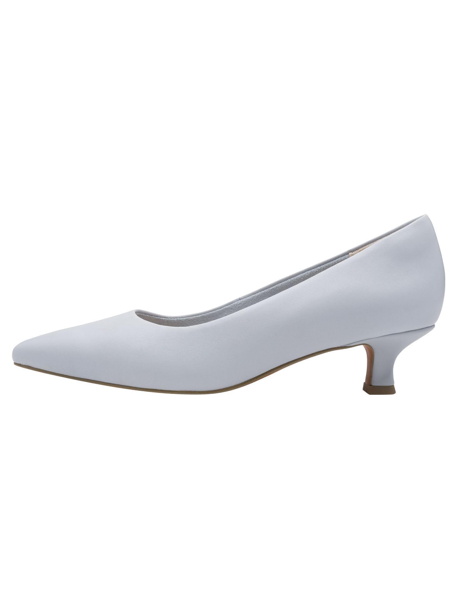 MARCO TOZZI Damen Pumps weiches Feel Me Fußbett Leder Leder Decksohle weiches Innenfutter Modern