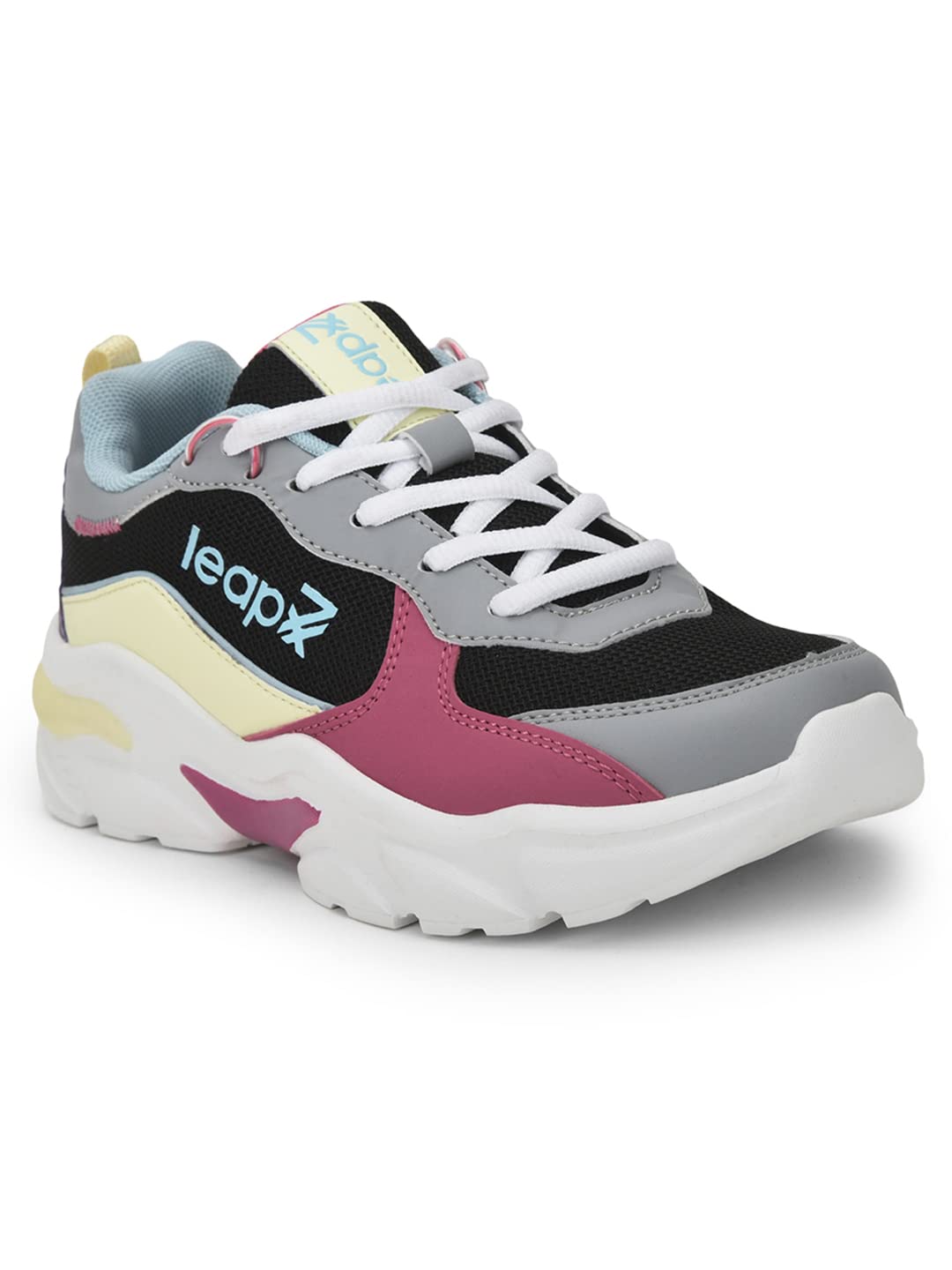 liberty Womens Walking Shoe Leap7X Ladies Black Zq-XL-L4 Sports Lacing Shoes (5.5 UK)-picture-53
