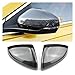 PuRoxx ABS Carbon Fiber Car Side Rear View Rearview Mirror Cover Replacement，Compatible For VW Polo Mk6 AW GTI 2018-2020